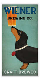 Poster Wiener Brewing Co - Ryan Fowler
