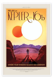 Poster Kepler-16b - NASA
