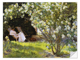 Wall sticker Roses - Peder Severin Krøyer