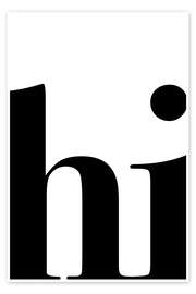 Wall art print Hi - aemmi