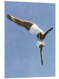 Foam board print Diving - Sarah Morrissette