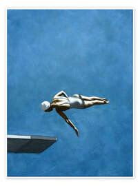 Wall art print Diver in dark sky - Sarah Morrissette