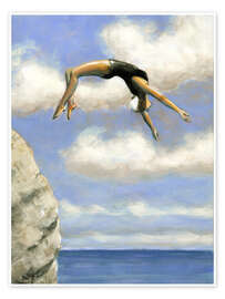 Wall art print Diving From a Rock - Sarah Morrissette