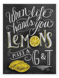 Poster Make Gin and Tonic - Lily &amp; Val