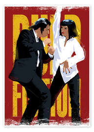 Wall art print Pulp Fiction Dance - Nikita Abakumov