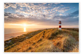 Wall art print Lighthouse on Sylt - Jan Christopher Becke