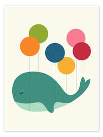 Wall art print Dream Walker - Andy Westface