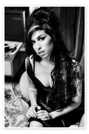Wall art print Amy Winehouse backstage - Celebrity Collection