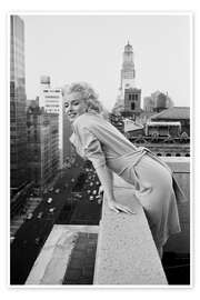 Wall art print Marilyn Monroe in New York - Celebrity Collection