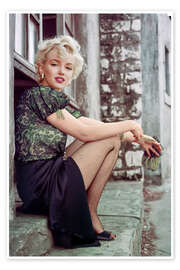Poster Marilyn Monroe having a movie break - Celebrity Collection