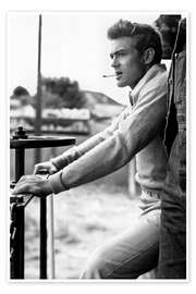 Wall art print James Dean - Celebrity Collection