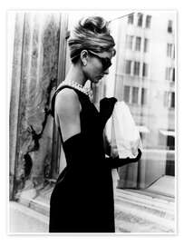 Wall art print Audrey Hepburn - Breakfast at Tiffany's