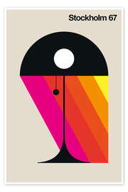 Wall art print Stockholm 67 - Bo Lundberg
