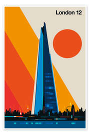 Wall art print London 12 - Bo Lundberg