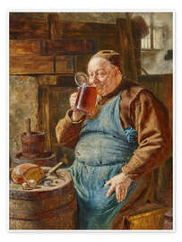 Wall art print The master brewer - Eduard Grützner