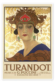 Poster Turandot (Italian) - Leopoldo Metlicovitz