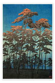 Wall art print Hikawa Park in Omiya - Kawase Hasui
