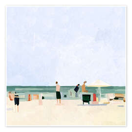 Wall art print Family vacation I - Emma Scarvey