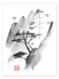 Wall art print Cliff I - Péchane