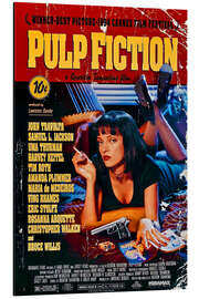 Aluminium print Pulp Fiction - Vintage Entertainment Collection