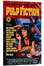 Foam board print Pulp Fiction - Vintage Entertainment Collection