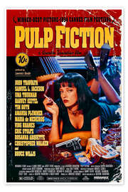 Wall art print Pulp Fiction - Vintage Entertainment Collection