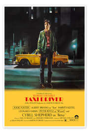 Wall art print Taxi Driver - Vintage Entertainment Collection