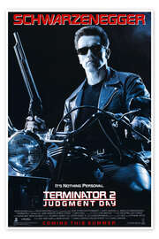 Wall art print Terminator 2 - Judgment day (English) - Vintage Entertainment Collection
