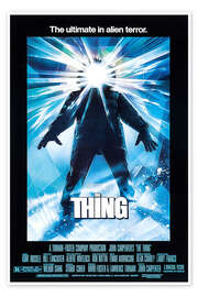 Wall art print The Thing - Vintage Entertainment Collection