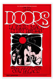 Wall art print The Doors - Vintage Entertainment Collection
