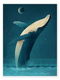 Wall art print Humpback Whale - Dieter Braun