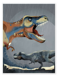 Wall art print Tyrannosaurus Rex - Dieter Braun