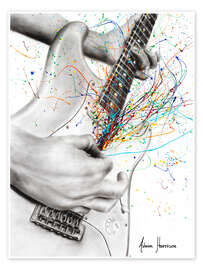 Wall art print The Guitar Solo - Ashvin Harrison