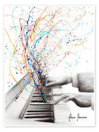 Wall art print The Keyboard Solo - Ashvin Harrison