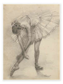 Wall art print Ballerina Study II - Ethan Harper