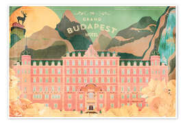 Poster The Grand Budapest Hotel - Ella Tjader