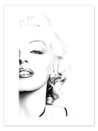 Wall art print Marilyn Monroe III - Dirk Richter