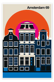 Wall art print Amsterdam 69 - Bo Lundberg