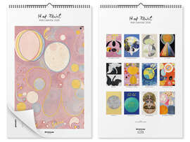 Wall art print Abstract art calendar - Hilma af Klint 2026 - Hilma af Klint