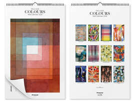 Wall art print Paul Klee art calendar - Colours 2026 - Paul Klee