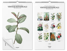 Wall calendar Botany calendar - Vintage Botanicals 2026