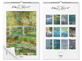 Wall calendar Claude Monet calendar - Water Lilies 2026 - Claude Monet