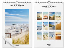 Wall calendar Beach calendar - Take Me to the Beach 2026
