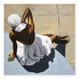 Wall art print Retro swimsuit - Sarah Morrissette