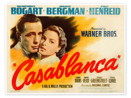 Poster Casablanca - Vintage Entertainment Collection