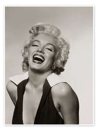Poster Marilyn with a Radiant Smile - Celebrity Collection