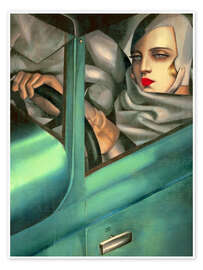 Wall art print Autoportrait, 1929 - Tamara de Lempicka