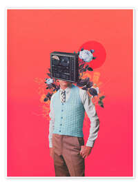 Wall art print Radiohead - Frank Moth