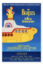 Wall art print The Beatles - Yellow Submarine - Vintage Entertainment Collection
