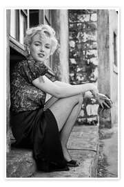 Poster Marilyn on a Film Break - Celebrity Collection